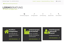 Tablet Screenshot of laermberatung-wittstock.de